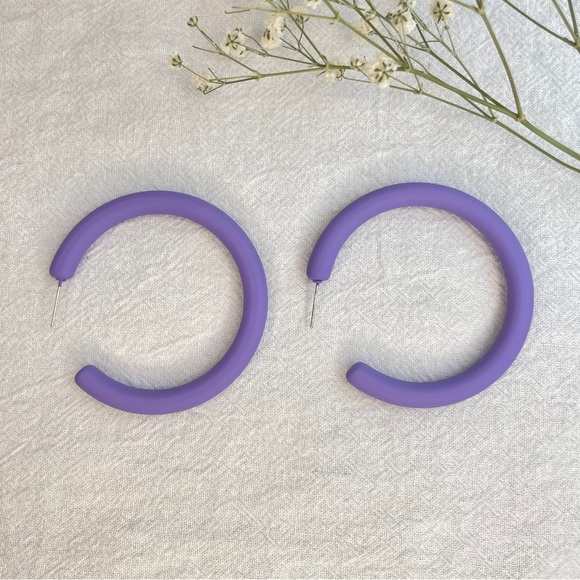 PURPLE EARRINGS BRAND NEW - Picture 3 of 8